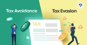 Comparison table showing the legal differences between tax avoidance and tax evasion in the UK | Debitam