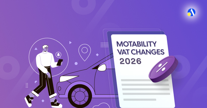 Self-employed driver reviewing Motability VAT changes 2026 paperwork